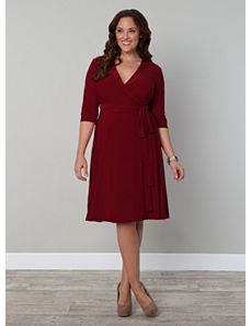 Legacy Wrap Dress by Kiyonna