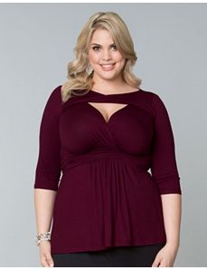 Athena Twist Top by Kiyonna