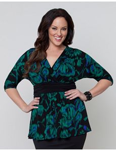 Devon Dolman Sleeve Top by Kiyonna