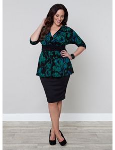 Curvy Pencil Skirt by Kiyonna