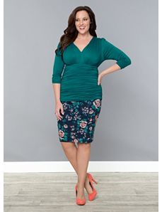 Paris Pencil Skirt by Kiyonna