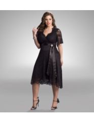 Retro Glam Lace Dress by Kiyonna