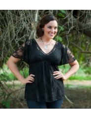 Liana Lace Tunic by Kiyonna