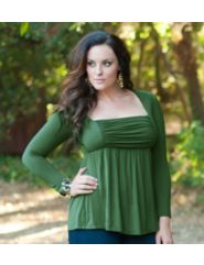 Rylan Ruched Top by Kiyonna