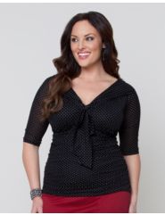 Melrose Mesh Top by Kiyonna