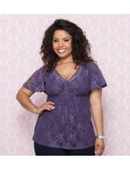 Liana Lace Tunic by Kiyonna