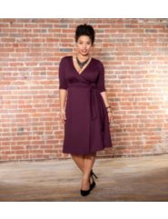 Poetic Wrap Dress by Kiyonna