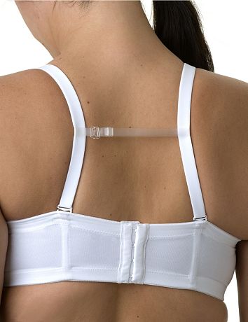 Clear bra-strap holder