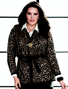 Animal print cardigan by Lane Bryant