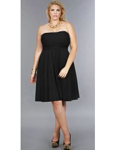 'Marilyn' Short Convertible Dress 20 - Black by Monif C.