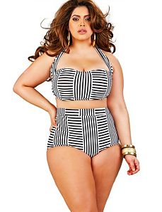 Sao Paulo High-Waisted Bikini Top by Monif C.