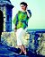 Belted circle blouse by Lane Bryant