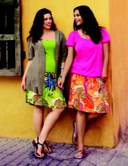 Floral flippy skirt by Lane Bryant