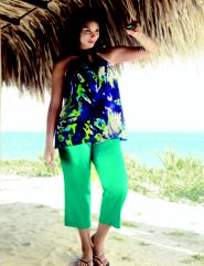 Beaded halter top by Lane Bryant