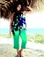 Beaded halter top by Lane Bryant