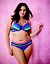 Cotton boost plunge push up bra in plus size
