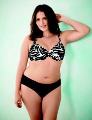 Plus size back smoothing bra in sizes 36C-46DDD