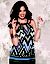 Plus Size Mixed Print Halter Top