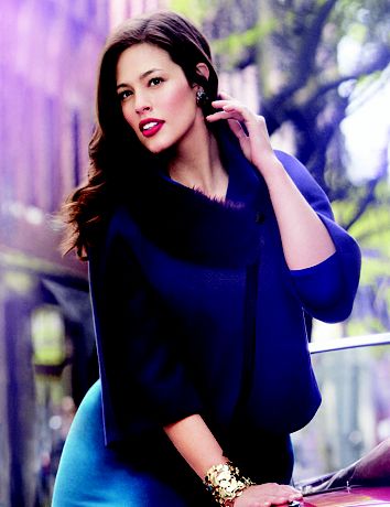 Full Figure Cape With Fur Collar by Lane Bryant