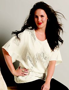 Sequin embellished blouse by Lane Bryant
