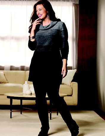 Plus Size Sweater Dress Tunic by Lane Bryant
