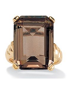 Smoky Quartz Ring by PalmBeach Jewelry