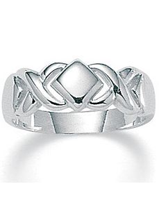 Hugs & Kisses SS Ring by PalmBeach Jewelry
