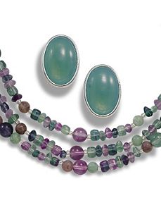 Two-Piece Lucite Beaded Set by PalmBeach Jewelry