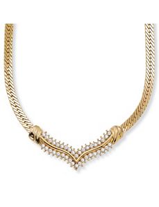 Austrian Crystal Necklace 16" by PalmBeach Jewelry
