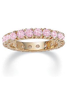 Pink Ice Cubic Zirconia Band by PalmBeach Jewelry
