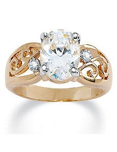 Cubic Zirconia Ring by PalmBeach Jewelry