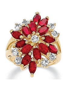 Crystal Ring by PalmBeach Jewelry