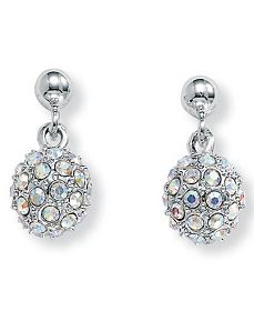 Aurora Borealis Earrings by PalmBeach Jewelry
