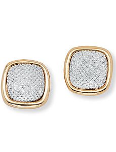 Tutone Earrings by PalmBeach Jewelry