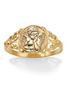 10k Angel Ring by PalmBeach Jewelry