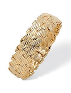 Basket weave Bangle by PalmBeach Jewelry