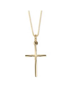 14K Gold Religious Cross-Pendant by PalmBeach Jewelry