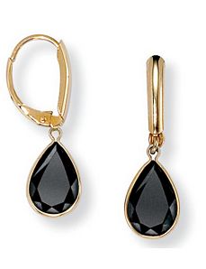 Onyx Earrings by PalmBeach Jewelry