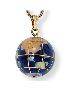 Mosaic Globe Pendant by PalmBeach Jewelry