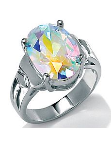 Aurora Borealis Ring by PalmBeach Jewelry