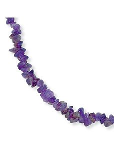 Amethyst Nugget Necklace 18" by PalmBeach Jewelry