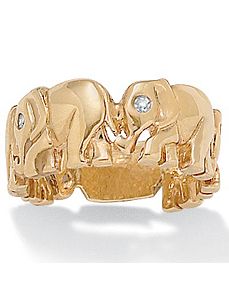 Elephant Ring by PalmBeach Jewelry