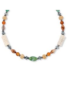 Multi-Colored Lucite Necklace by PalmBeach Jewelry