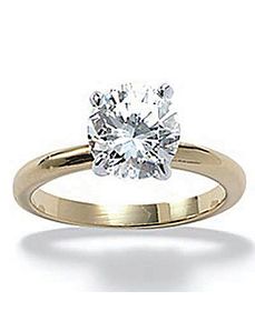 Tutonecubic zirconia Engagement Ring by PalmBeach Jewelry
