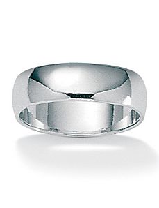 Silver Wedding Band by PalmBeach Jewelry