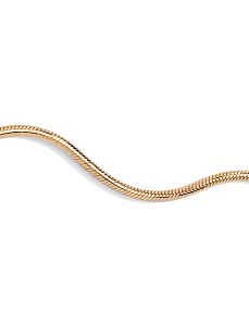 18k/SS Snake Chain 18" by PalmBeach Jewelry