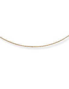 10k Venetian Box Necklace 20" by PalmBeach Jewelry
