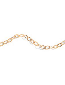 14k Gold Rolo-Link Chain 18" by PalmBeach Jewelry