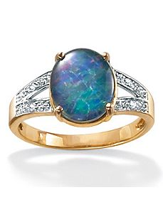 Opal 10k Gold Ring by PalmBeach Jewelry