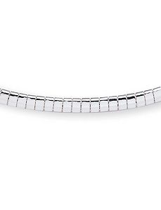 Omega-Link Necklace 18" by PalmBeach Jewelry